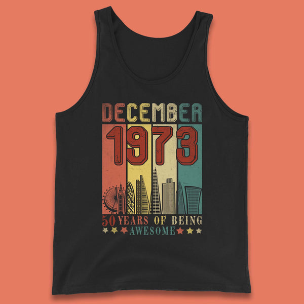 50 Years Of Being Awesome 1973 Tank Top