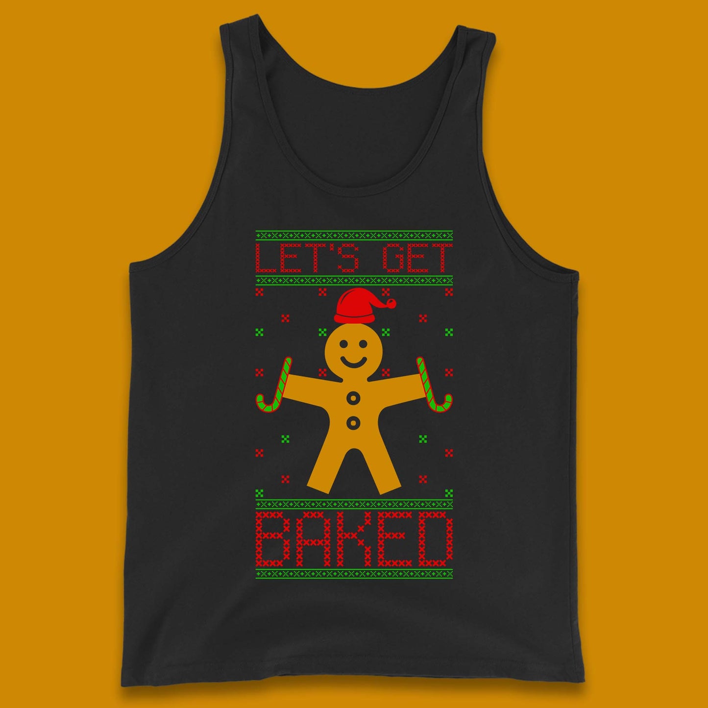 Gingerbread Christmas Tank Top