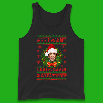 Want Alan Partridge For Christmas Tank Top