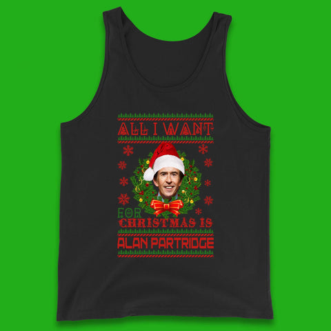 Want Alan Partridge For Christmas Tank Top