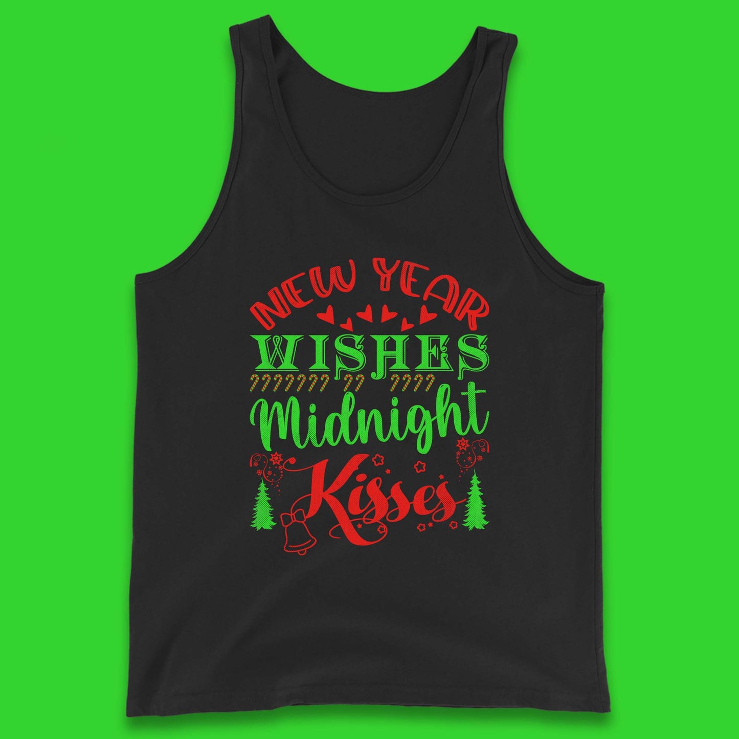 new year wishes christmas tank top