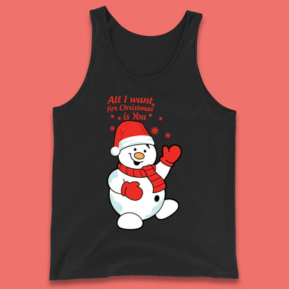 Snowman Christmas Tank Top