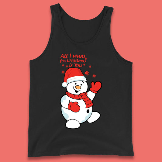 Snowman Christmas Tank Top