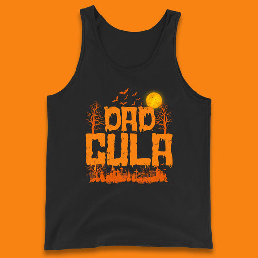 Dadcula Halloween Funny Monster Ghost Spooky Dad Gift Tank Top
