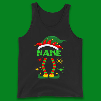 Personalised Elf Christmas Tank Top