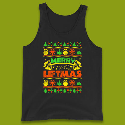 Merry Liftmas Christmas Tank Top
