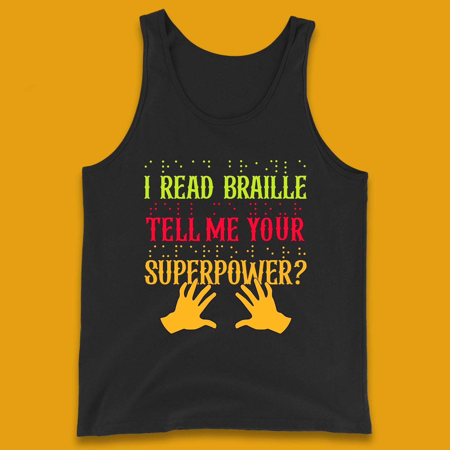 Braille Superpower Tank Top