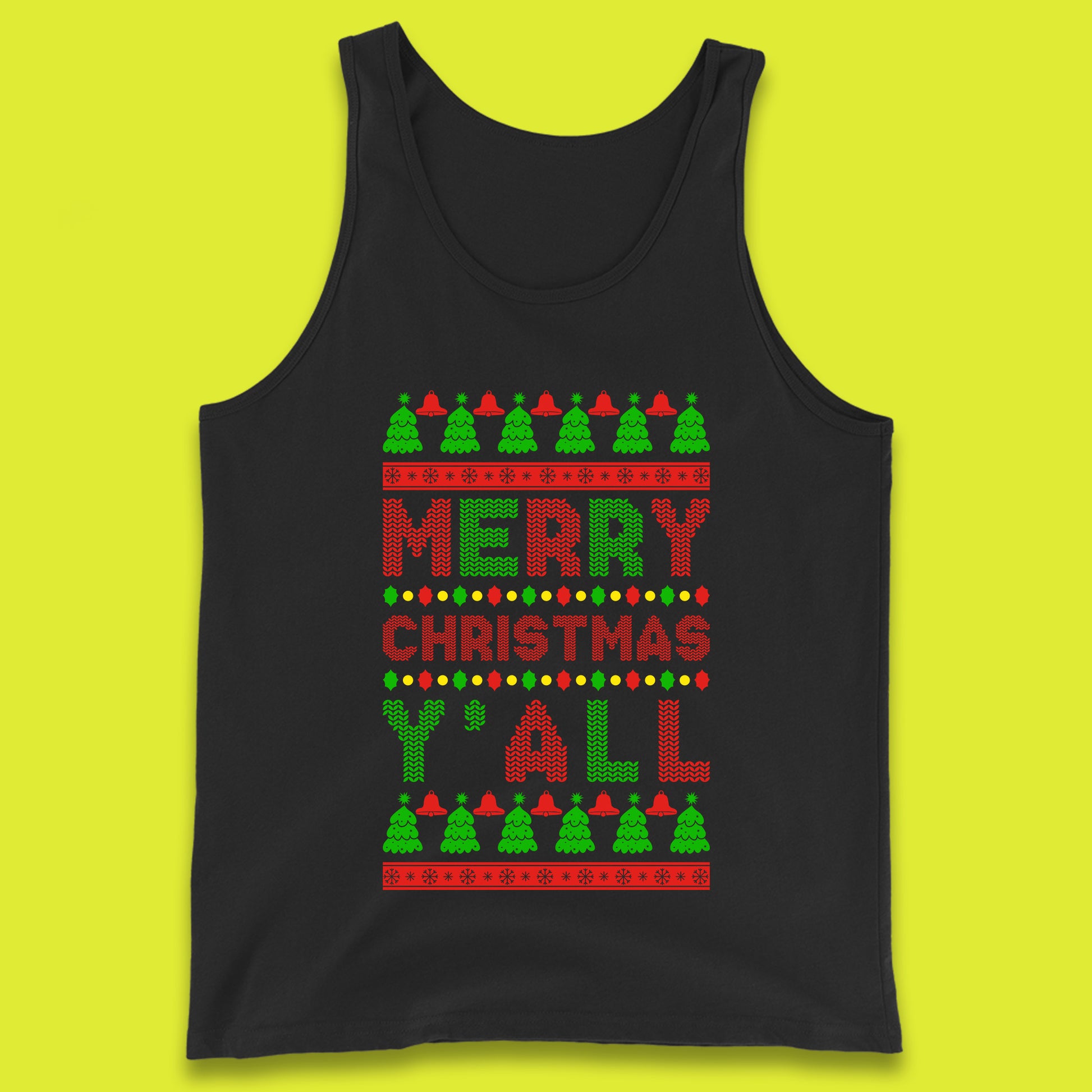 merry christmas y all tank top