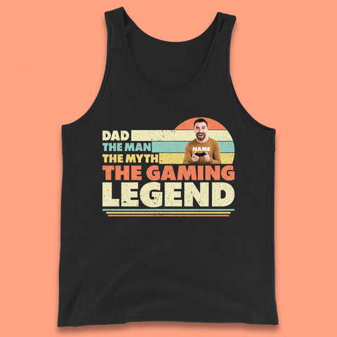 Personalised Dad The Gaming Legend Tank Top