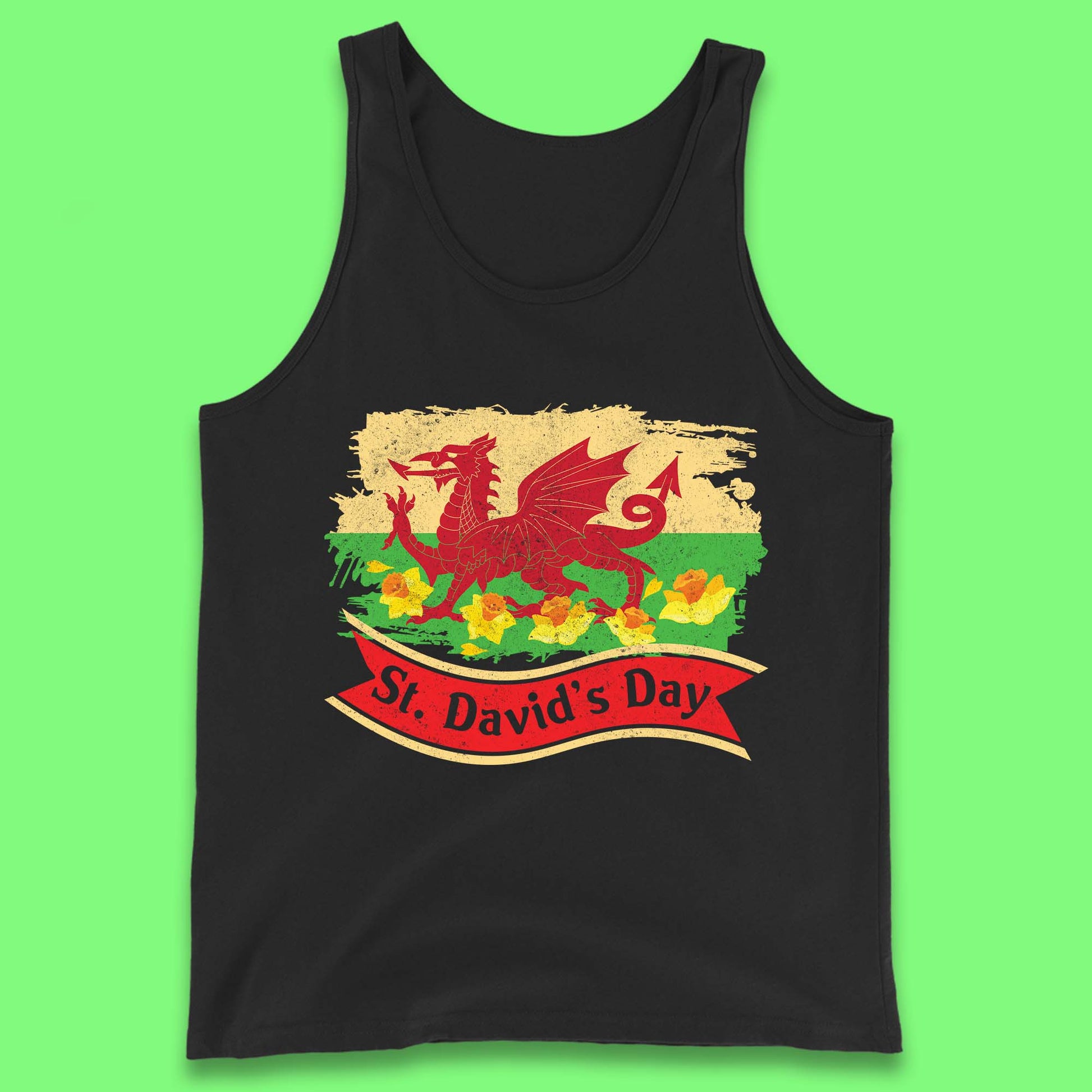 St David's Day Tank Tops UK