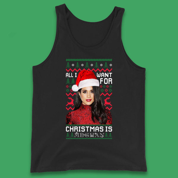 Want Meghan For Christmas Tank Top