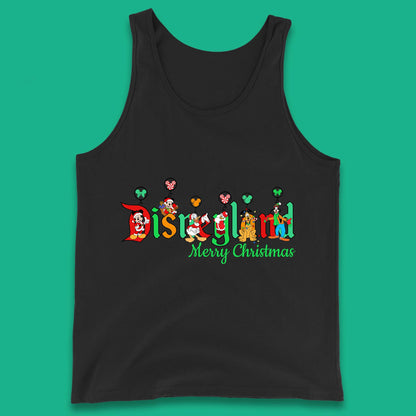 disneyland merry christmas tank top
