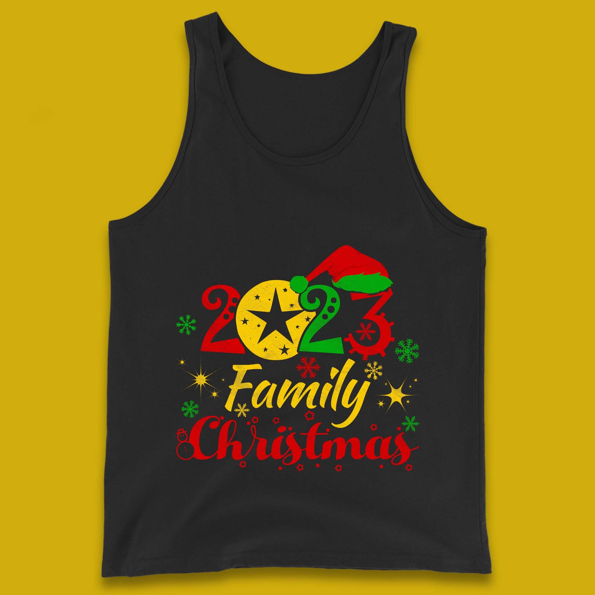  Christmas Pajamas Xmas Tank Top