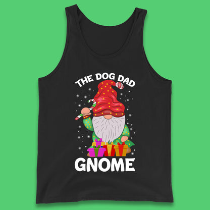the dog dad gnome christmas tank top
