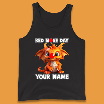 Personalised Red Nose Day Dragon Tank Top