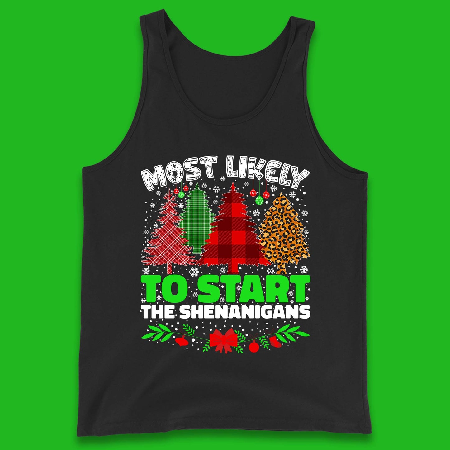 Shenanigans Christmas Tank Top