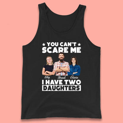 Personalised I Have Two Daughters Tank Top