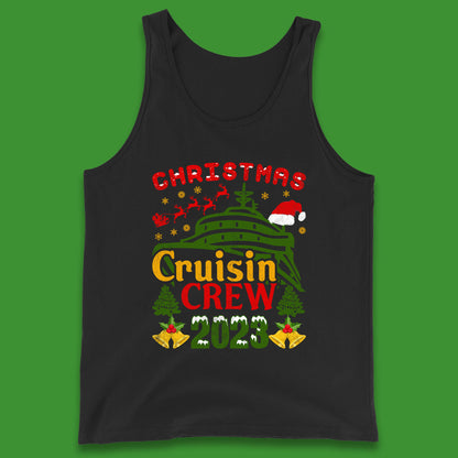Christmas Cruisin Crew 2023 Xmas Cruise Vacation Cruising Squad Tank Top