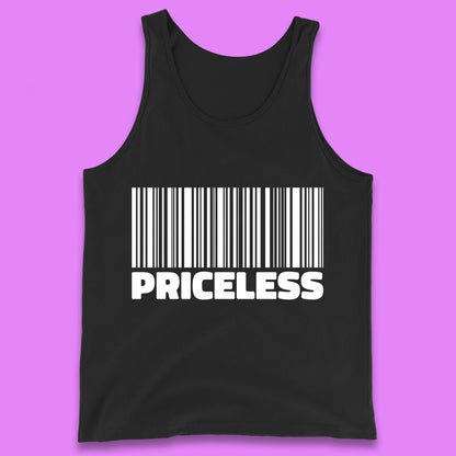 Scan For Priceless Barcode Funny Label Inspirational Empowerment Tank Top