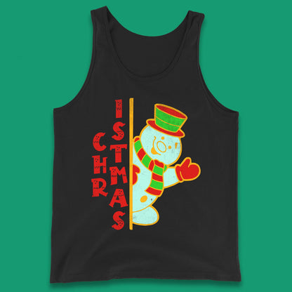 Christmas Snowman Tank Top