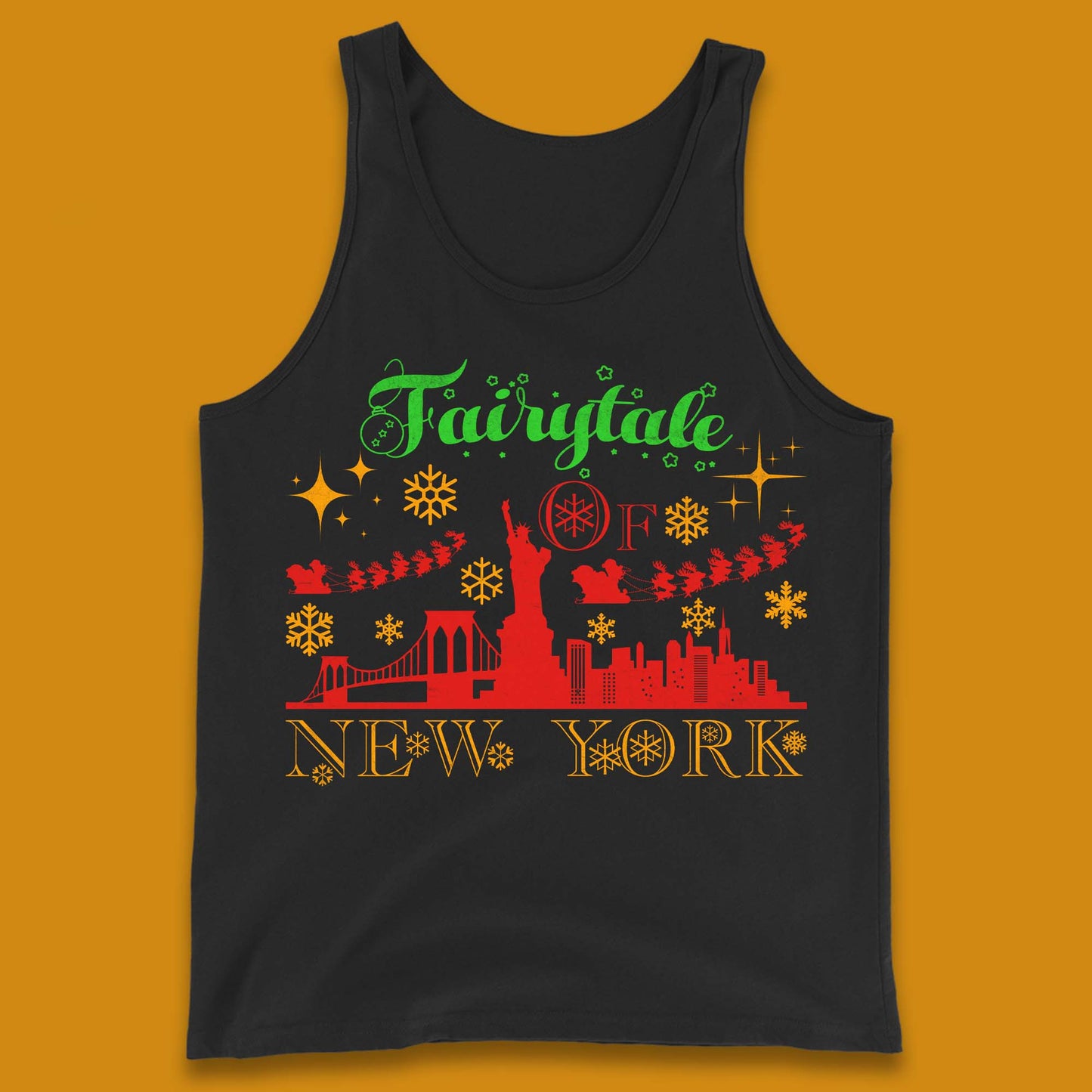 Fairytale Of New York Christmas Tank Top