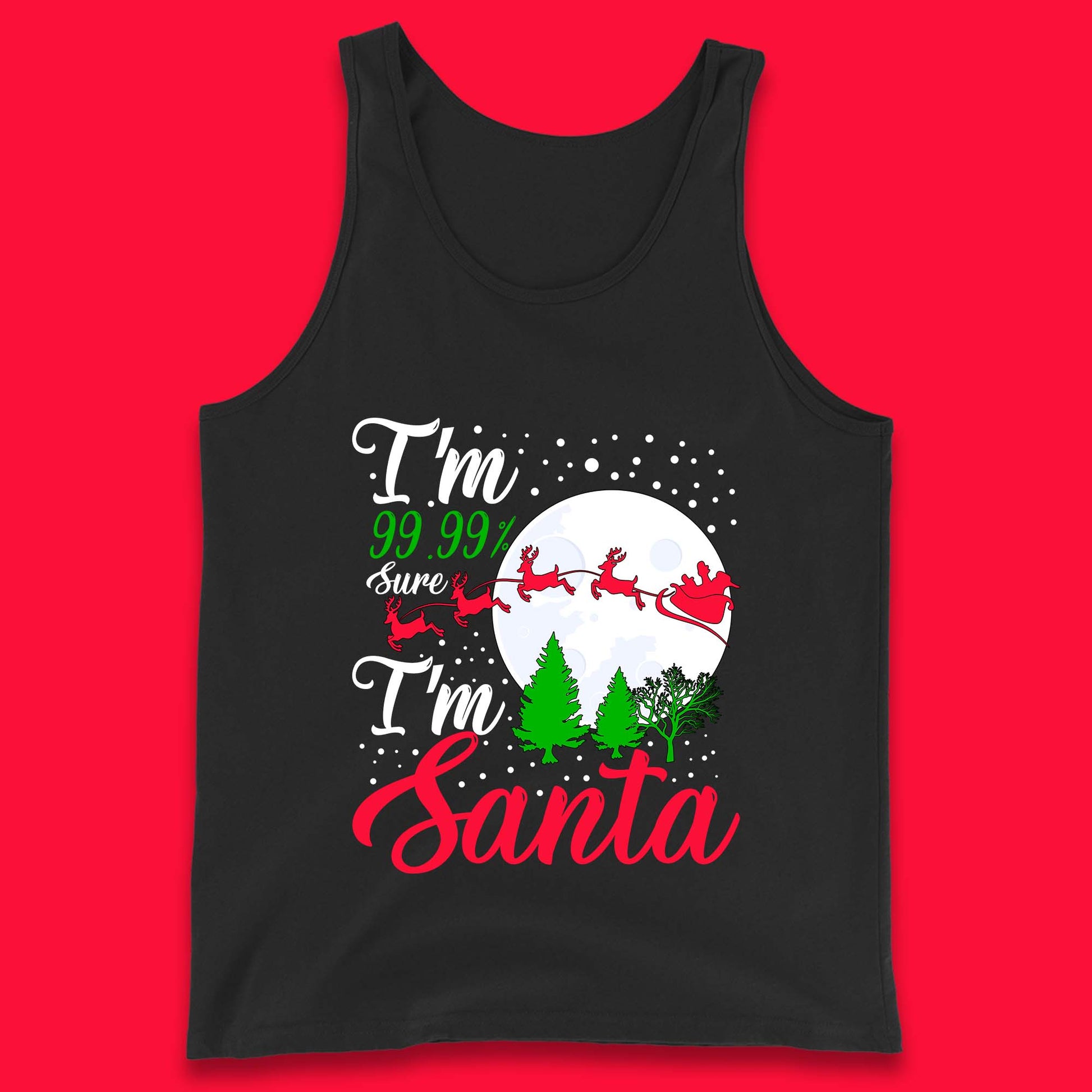 santa christmas tank top