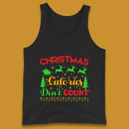 christmas calories don't count tank top