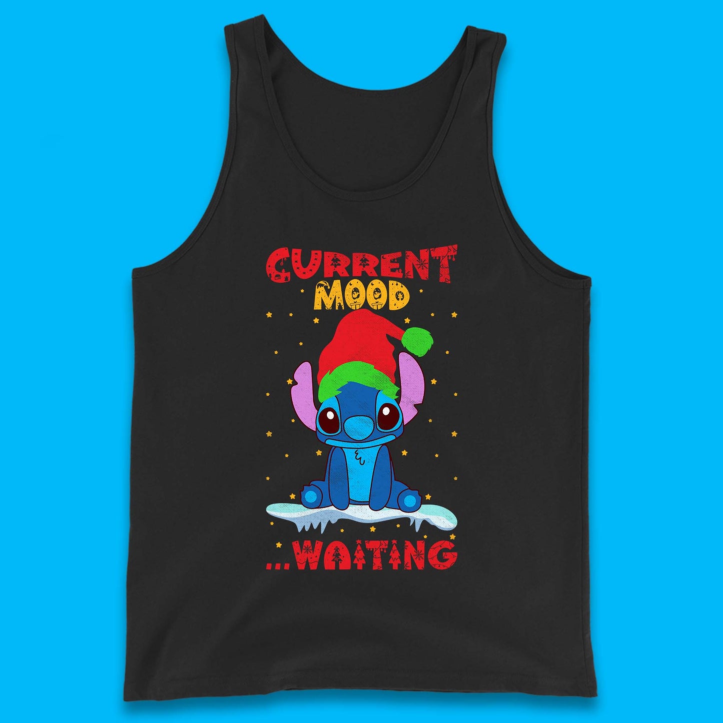 Current Mood Stitch Christmas Tank Top