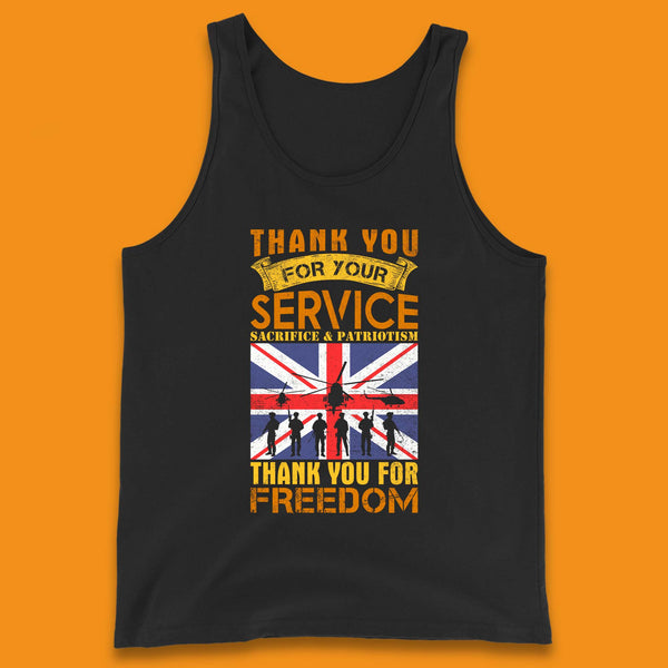 Thank You For Your Service Tank Top