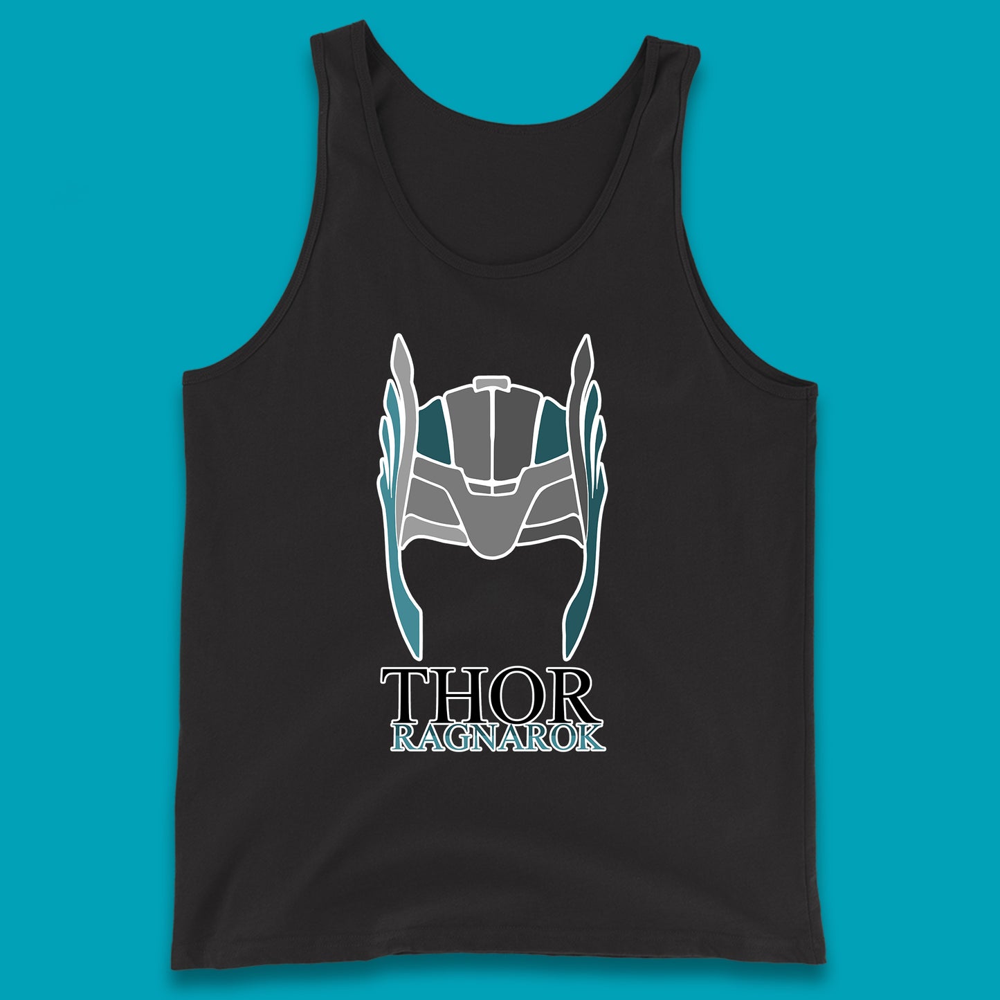 Thor Ragnarok Marvel Avenger Thor Helmet Superhero Movie Character Thor Helmet Ragnarok Tank Top