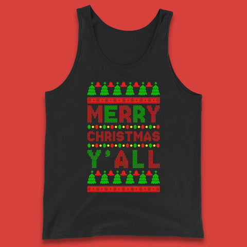 Merry Christmas Y'All Tank Top