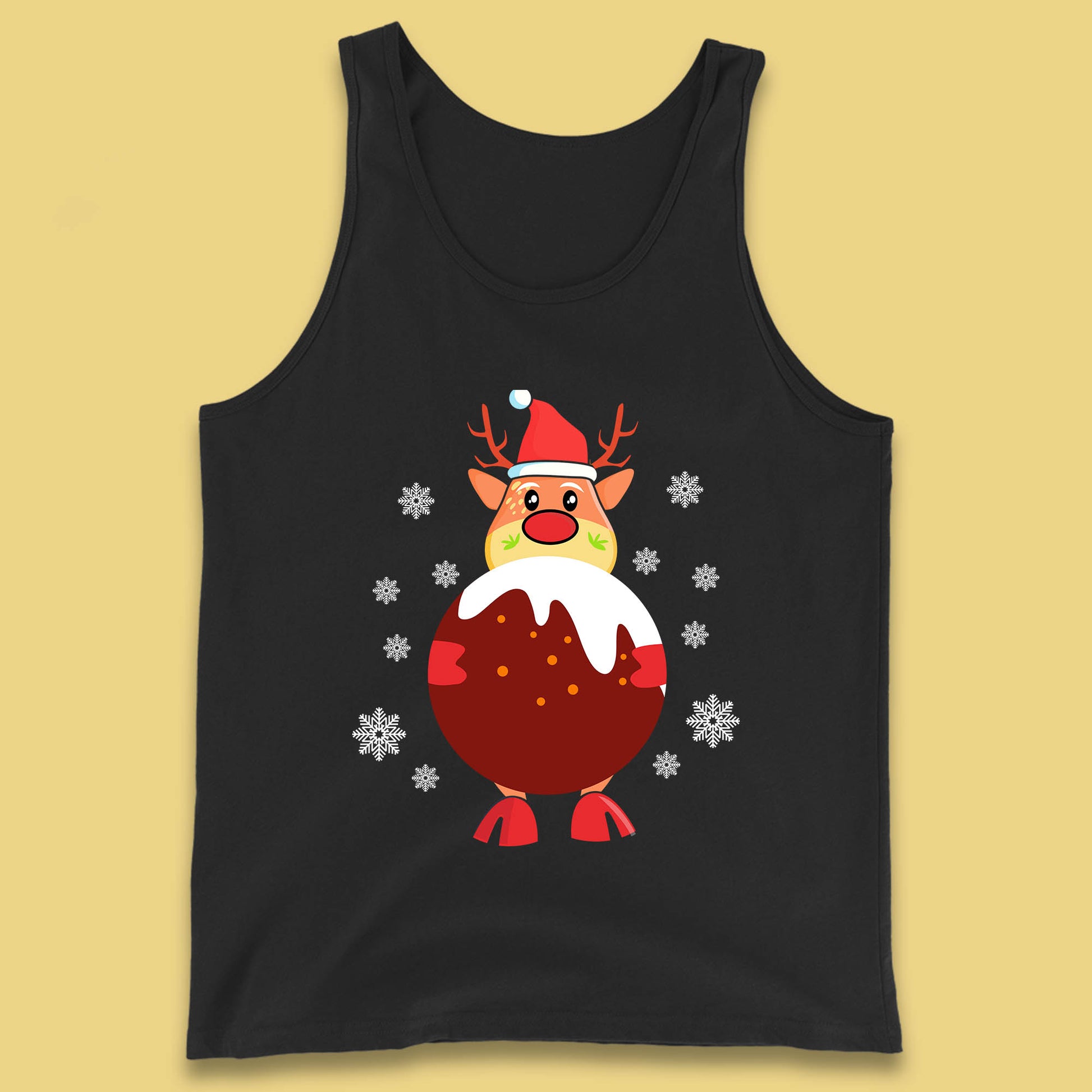 reindeer christmas tank top