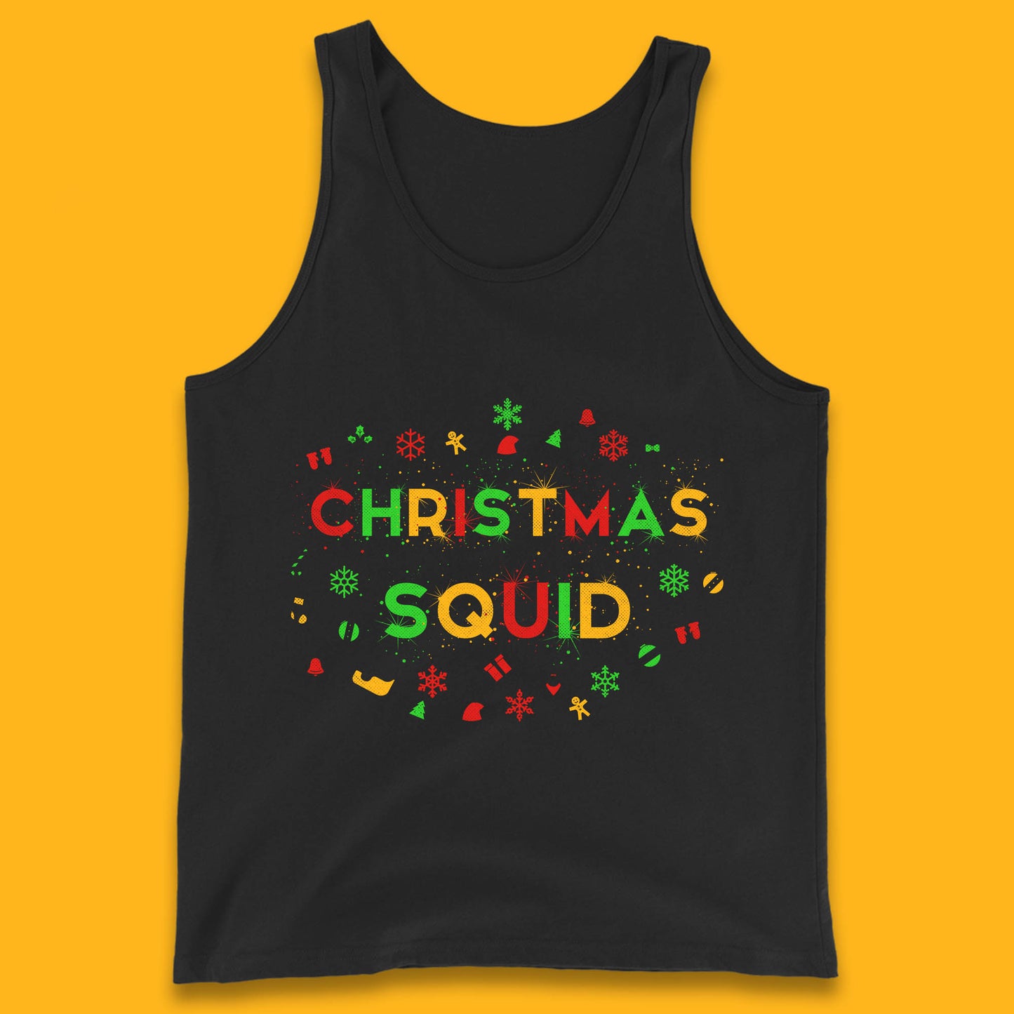 christmas squad matching tank top