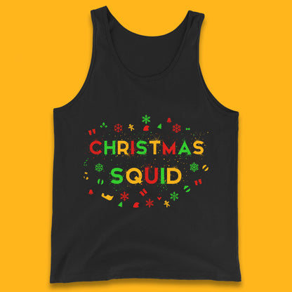 christmas squad matching tank top