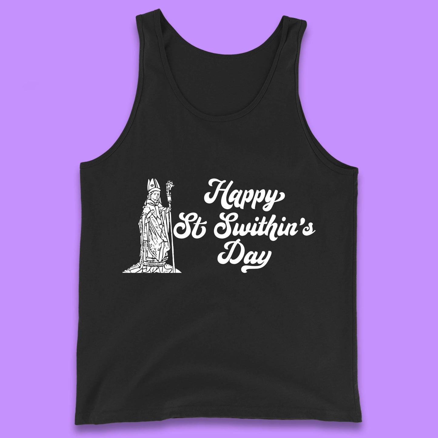 Happy St. Swithin's Day Swithun Weather Folklore Saint Swithun's Day Tank Top