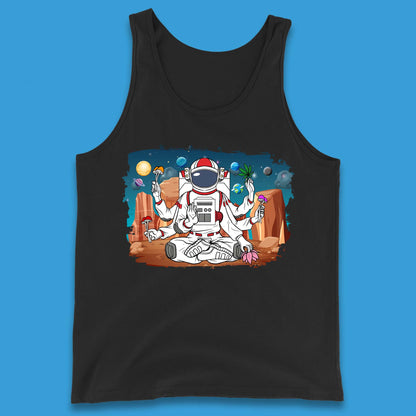Meditating Astronaut Yoga Tank Top