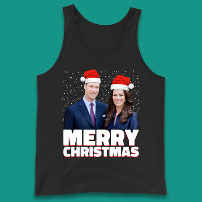 Prince William & Kate Merry Christmas Tank Top