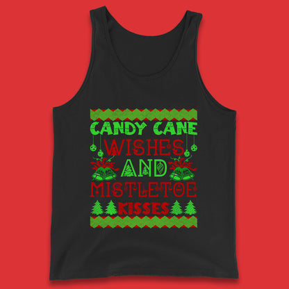 candy cane christmas tank top