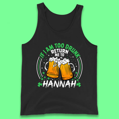 Personalised Beer Drinking St. Patrick's Day Tank Top