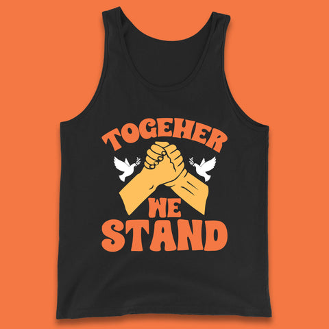 Together We Stand Handshake All Lives Matter Equality Social Justice Tank Top
