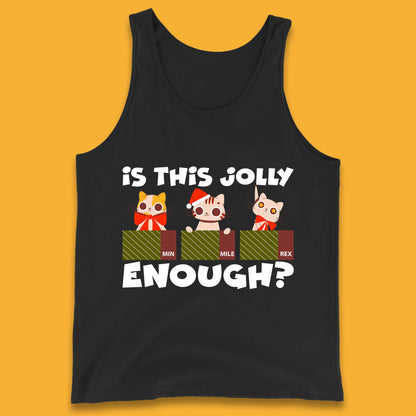 christmas cat tank top