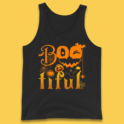 Bootiful Halloween Ghost Funny Boo Ghost Scary Spooky Season Tank Top