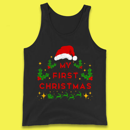 my first christmas winter tank top