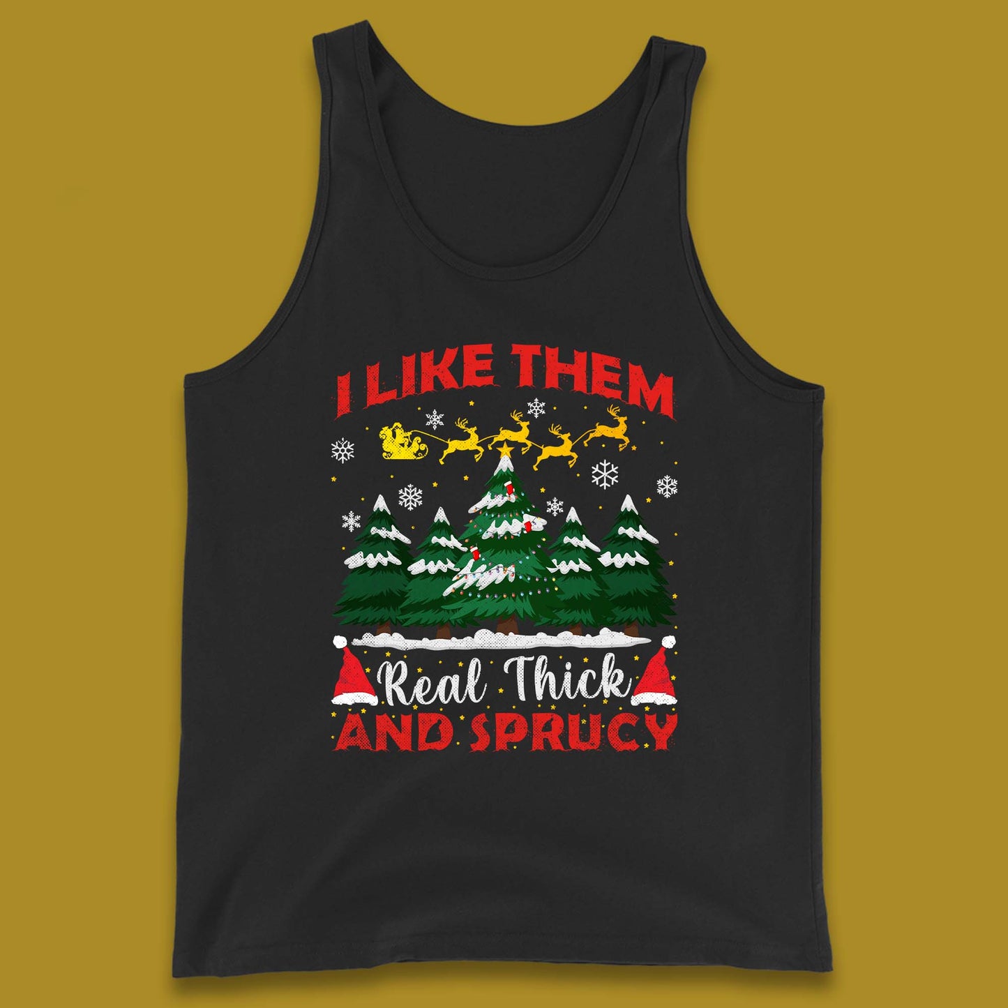 Sprucy Christmas Tank Top