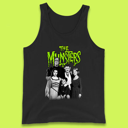 Vintage The Munsters Family TV Series Halloween Frankenstein Horror Scary Tank Top