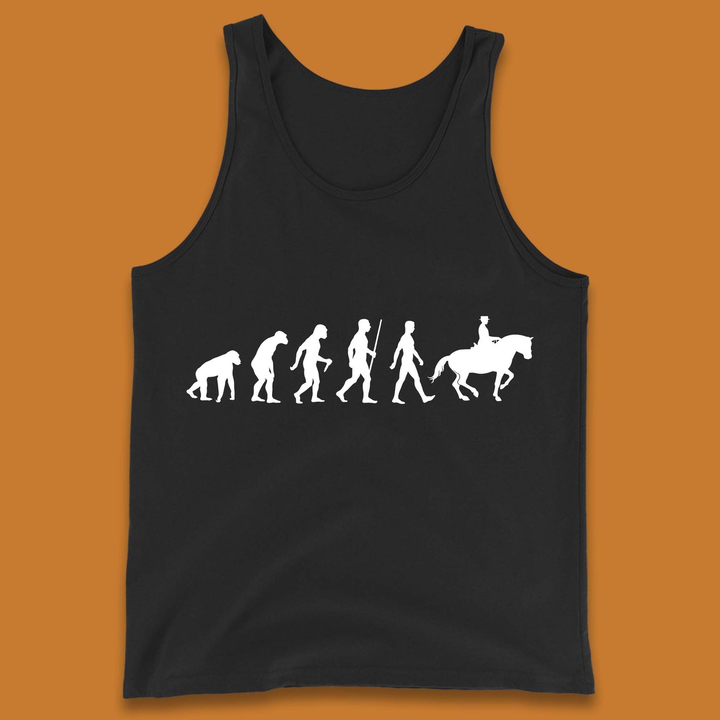 Horse Riding Evolution Equestrian Horse Racing Jockey Tank Top