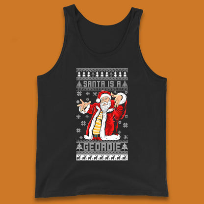 Santa Is A Gerodie Christmas Tank Top