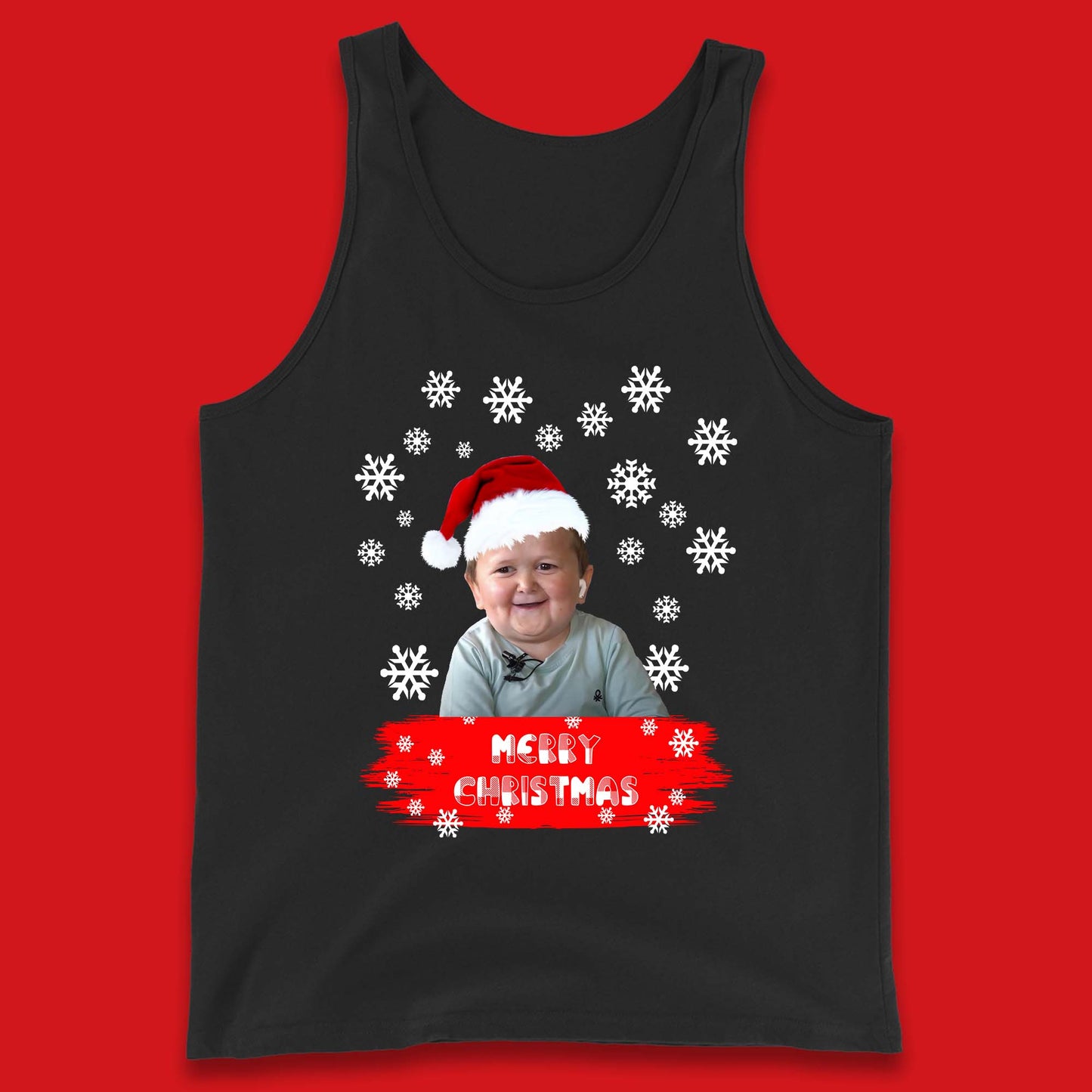 Merry Christmas Hasbulla Snowflakes Tank Top