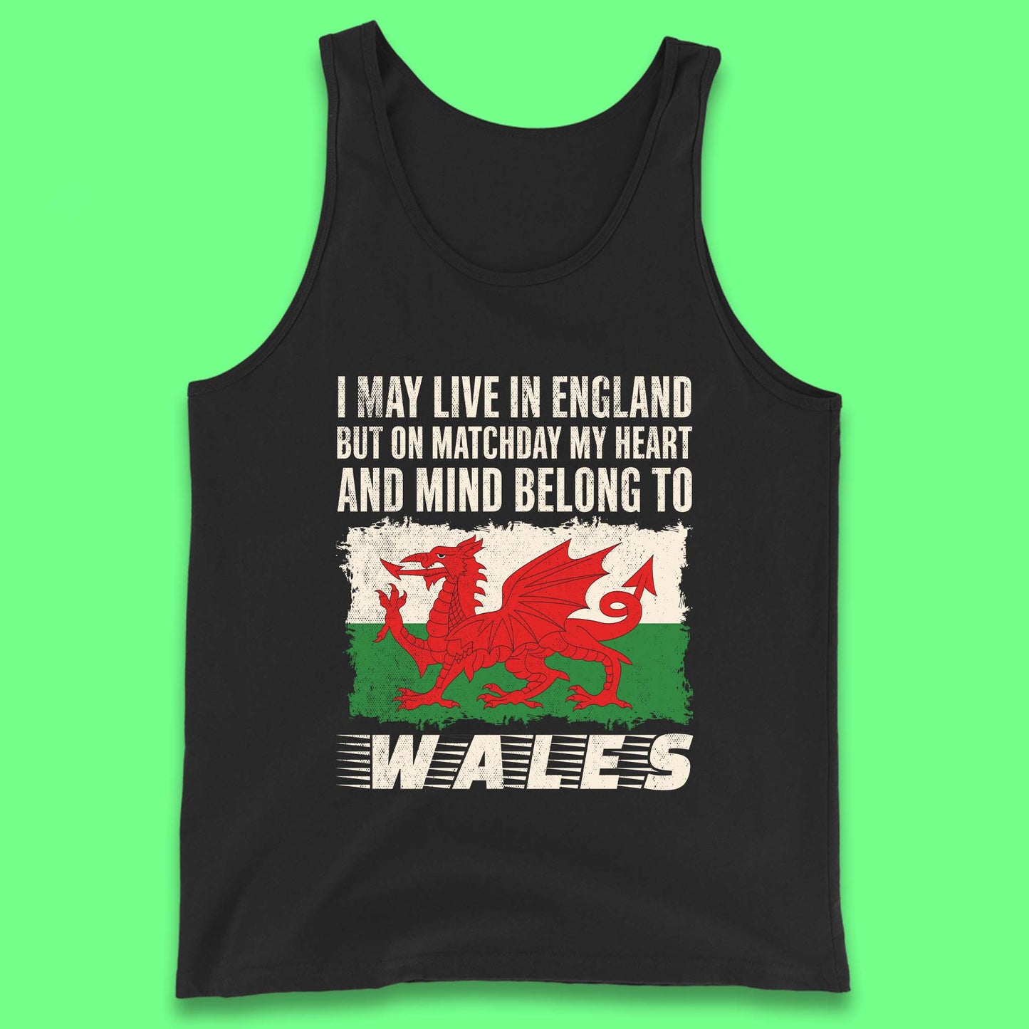 Wales Football Team Vest Top