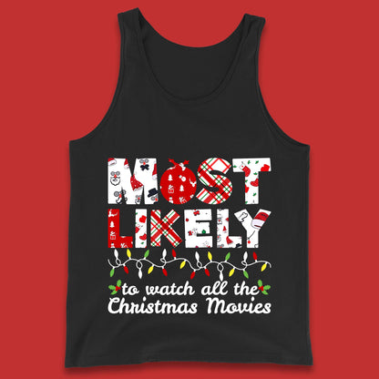 most likely christmas tank top